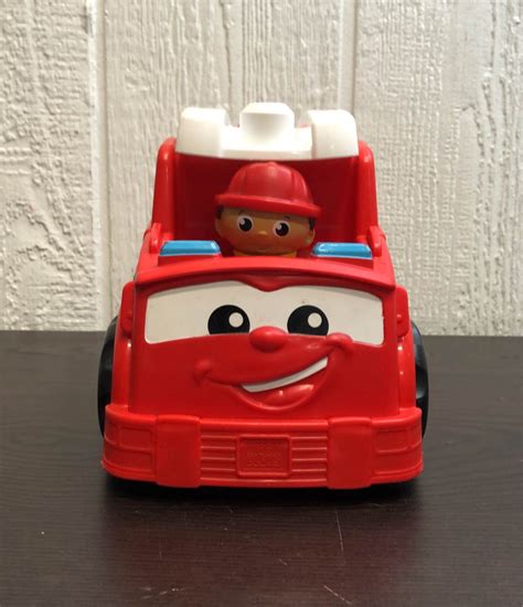 Mega Bloks Fire Truck Rescue Building Set