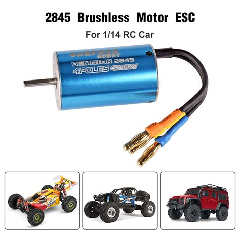 SURPASS HOBBY 2845 Brushless Motor 4500KV 45A ESC For 1 14 RC Car