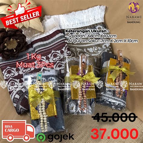 Jual Hampers Sajadah Basrah In Sajadah Tasbih Al Quran Saku Souvenir