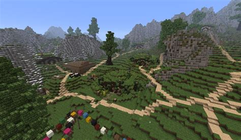 Hobbitown ( A Hobbit Village ) Minecraft Map