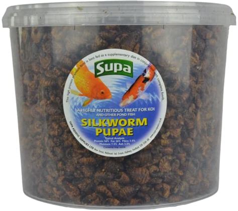 Supa Koi Silkworm Pupae Litre Bucket A Highly Nutritious