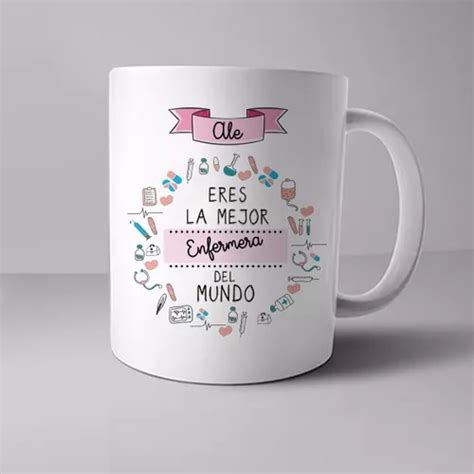 7 Enfermera Taza Personalizada Nombre Cerámica Regalo Envío gratis