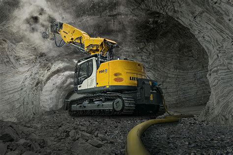 Der Liebherr R Tunnel E Elektrischer Raupenbagger Mit Batterie