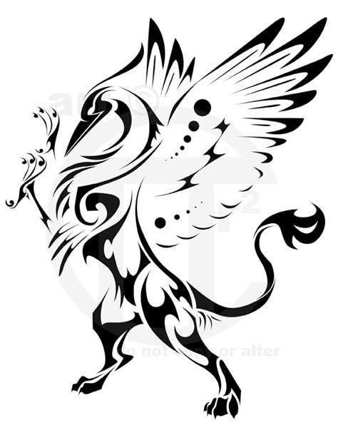 Gryphon Rampant Tattoo by ThePioden on DeviantArt