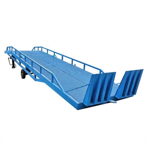 Mobile Steel Container Load Ramp Hydraulic Container Loading Dock Ramp