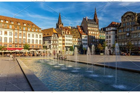 Aubette A Historical Building On Place Kleber In Strasbourg France