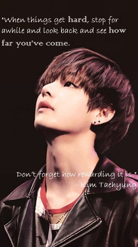 Taehyung Quote Wallpaper