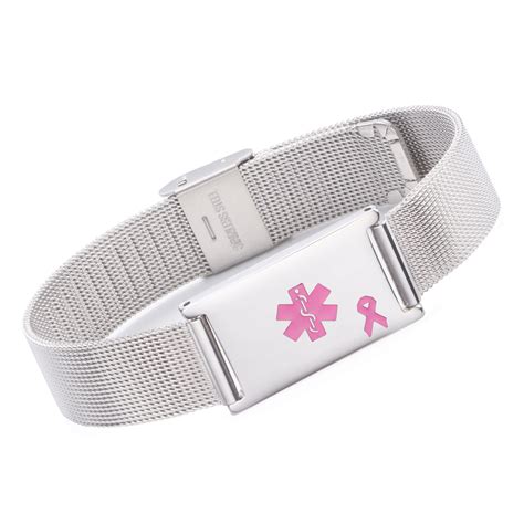 Lymphedema Alert Medical Id Alert Bracelet For Breast Cancer Linnalove