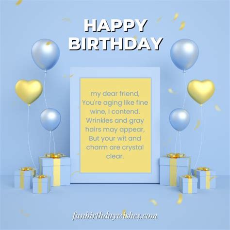 Funny Birthday Poems For Friend