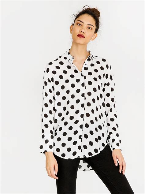 Polka Dot Shirt Black And White Style Republic Shirts