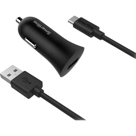 Köp Smartline Billaddare USB 1M USB C Kabel Svart online