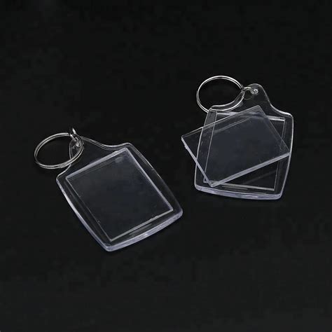 Blank Acrylic Key Chain Customised Acrylic Keychain Blanks One Piece