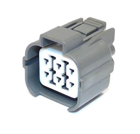 6 Way Sumitomo HW Series Connector Grey Female Automotiveconnectors