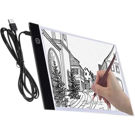 Tablette Lumineuse Dessin A Super Mince Usb Led Art Plaque De