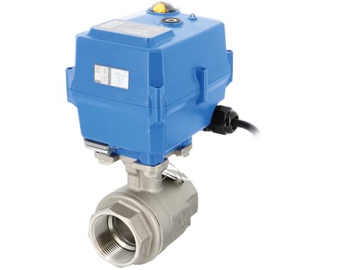 Piece Stainless Steel Ball Valve Xs Tcr Electric Actuator Syveco