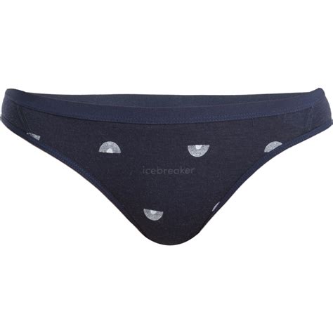 Icebreaker Merino Siren Bikini Shine AOP Women Midnight Navy BIKE24