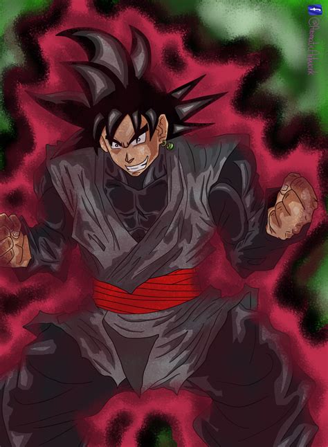 Goku Black Fan Art Dragon Ball Super By Aromamakhanik On Deviantart