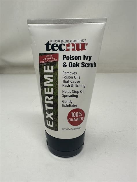 Tecnu Extreme Poison Ivy And Oak Scrub 4 Oz Removes Oil Causing Itch New