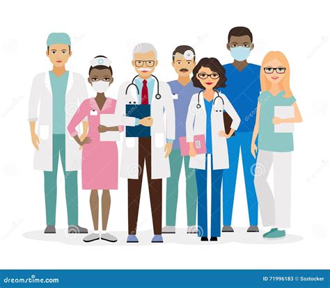 Medical Team Vector Illustration 71996183