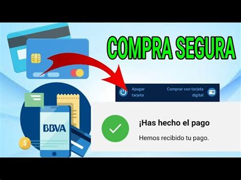 COMO Usar Tu TARJETA DIGITAL BBVA Bancomer En Compras Por INTERNET Paso