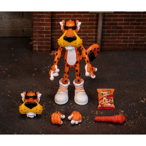 Cheetos Chester Cheetah Flamin Hot Glow In The Dark Inch Action Figure
