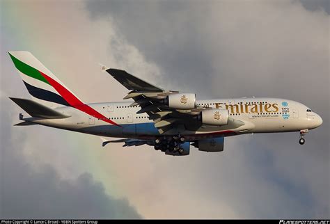 A6 EDY Emirates Airbus A380 861 Photo By Lance C Broad YBBN Spotters