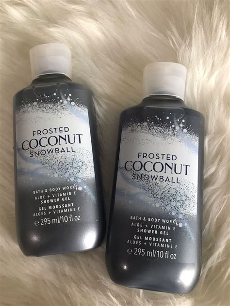 Bath Body Works Frosted Coconut Snowball Shower Gel Beauty