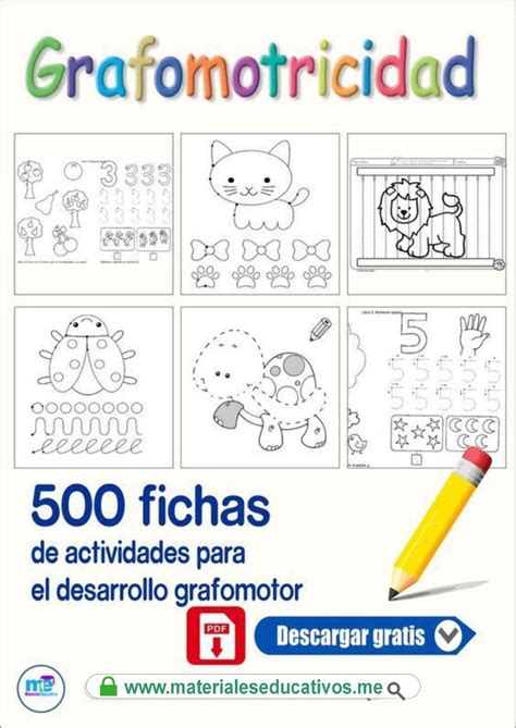 800 Fichas De Grafomotricidad Artofit