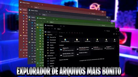 EXPLORER DE ARQUIVOS BONITO NO WINDOWS 10 YouTube