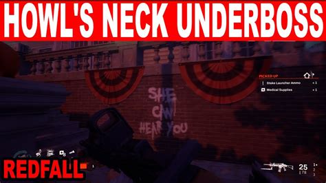 Redfall How To Finish The Vampire Underboss Howl S Neck Safehouse