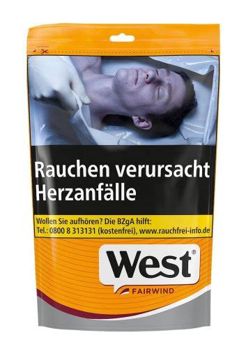 Zigarettentabak West Yellow 75g Jetzt Online Kaufen