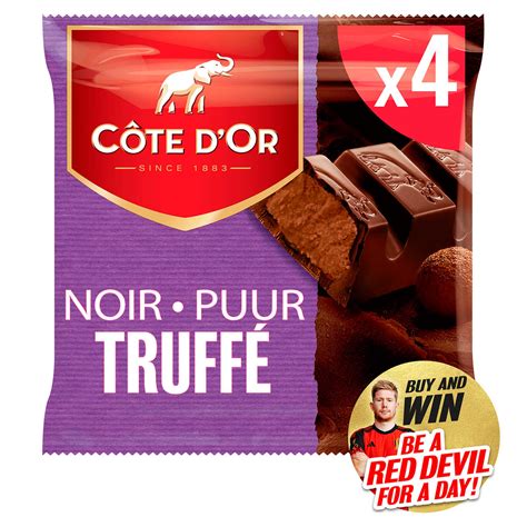 Côte d Or Chocolade Pure Chocolade Truffé 4 x 44 gr Delhaize