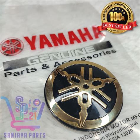 Jual Logo Emblem Garputala Emas Gold Yamaha Xmax R V Vixion R Mt