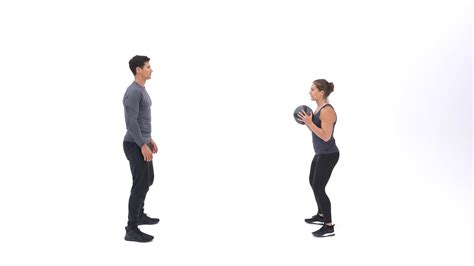 Medicine Ball Chest Pass Exercise Videos And Guides