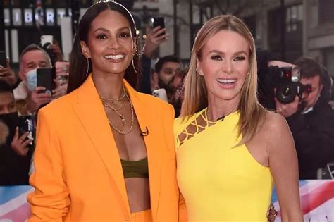 BGT S Amanda Holden Says It S Bizarre Alesha Dixon Gets Away With