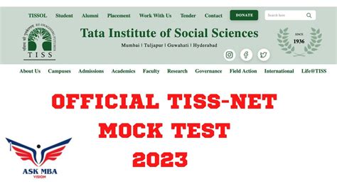 Tiss Net Official Mock Test Tissnet How To Access Tiss Net