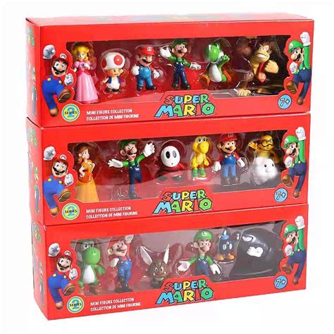 Super Mario Bros Figurine Set Hobbies Toys Toys Games On Carousell