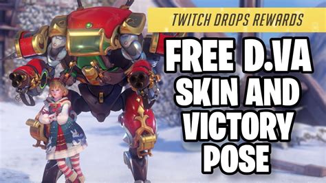 How To Get Free Legendary D Va Skin And Victory Pose Twitch Drops