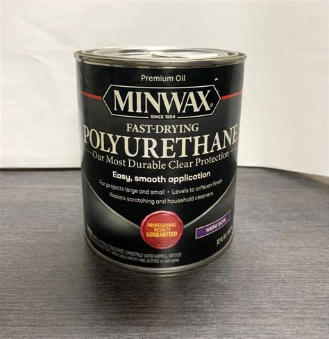 Minwax Fast Drying Polyurethane Clear Wood Finish 32 Fl Oz Clear