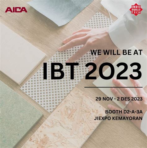 Indobuildtech Expo B2B 2023 Presents International Famous Brands PT