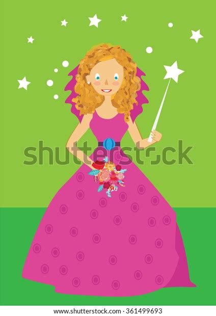 Illustration Beautiful Princess Stock Vector Royalty Free 361499693