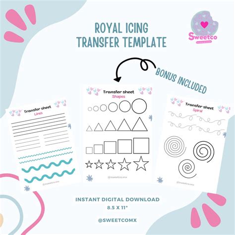 Daisy Royal Icing Transfer Sheets Set Of Printable Sheets Digital