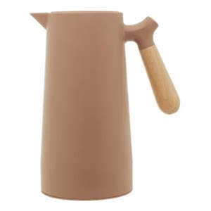 Garrafa T Rmica Caf Ch Agua Litro Cabo Madeira Exclusiva Nude Leroy Merlin