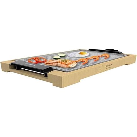 Plancha électrique TastyGrill 2000 Bamboo MixStone 2 000 W structure