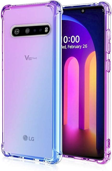 Amazon Starhemei LG V60 ThinQ Case Shock Resistant Flexible TPU