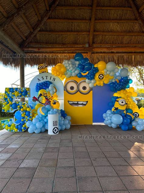 Joyful Minion Birthday Decorations - Miami Party Decor - Party Decorations & Event Services