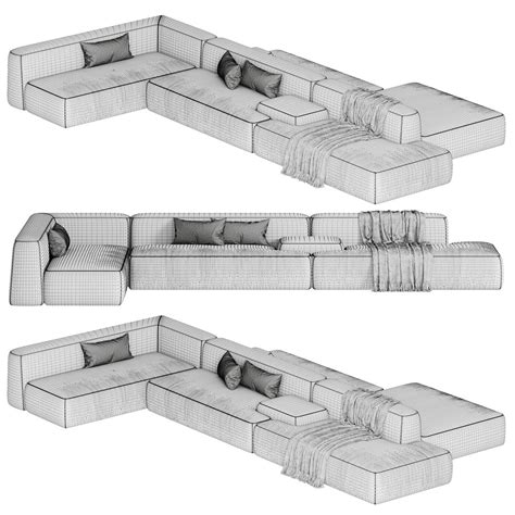 Cloud Sofa 3d Model For Corona