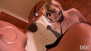Witness Mistress Dolly Diore Degrade And Dominate Blonde Whore Carly Rae In The Wet Tub 13 25