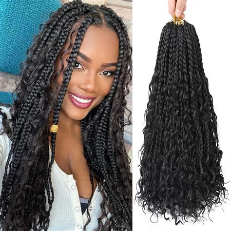 20 Inch Knotless Jungle Box Braids Pre Looped Goddess Box 44 Off