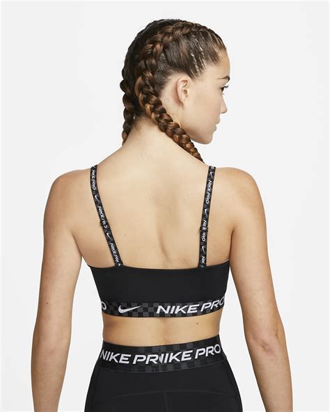 Nike Pro Indy Womens Light Support Padded Bandeau Sports Bra Nike Uk